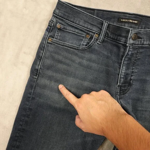 Lucky Brand jeans 110 Slim men's 32x32 blue denim - Picture 12 of 15